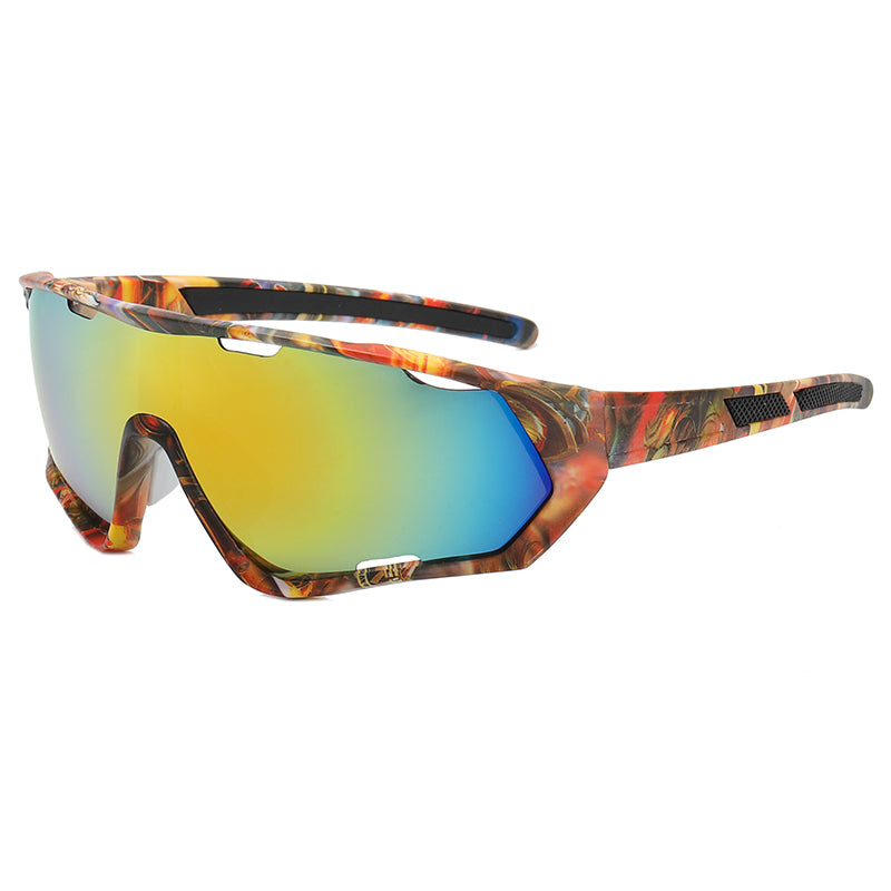 XSY-9330 Cycling Glasses Sports Sunglasses, UV400 Protection Running Fishing Driving Baseball Glasses