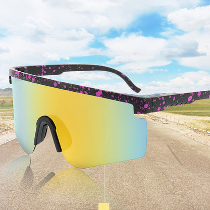 XSY-9322 Cycling Glasses Sports Sunglasses, UV400 Protection Running Fishing Driving Baseball Glasses