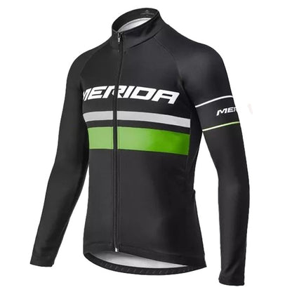 Merida Mens Women Long Sleeve Cycling Jersey (Bib) Pants 865
