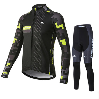 Merida Mens Women Long Sleeve Cycling Jersey (Bib) Pants 873