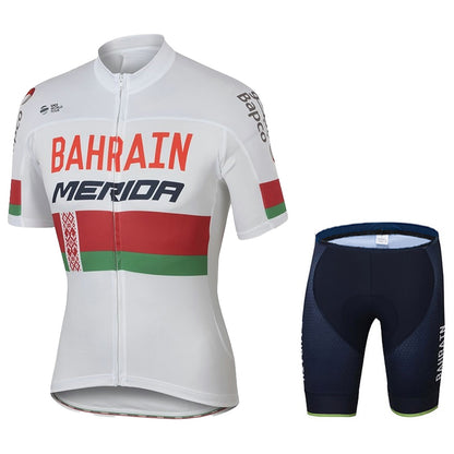 Men's Breathable Short Sleeve Cycling Jersey (Bib) Shorts Merida-874