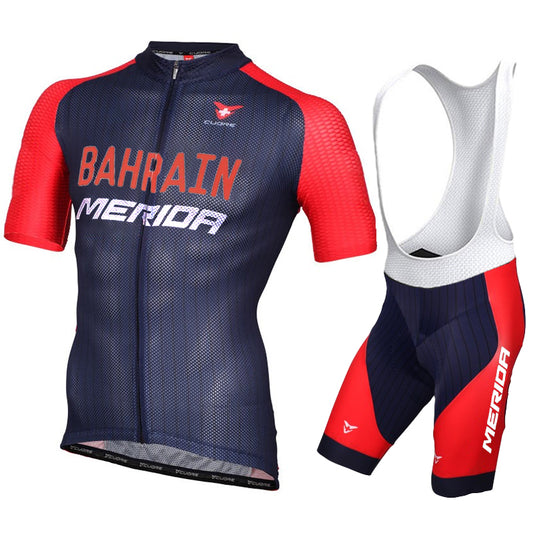 Men's Breathable Short Sleeve Cycling Jersey (Bib) Shorts Merida-876