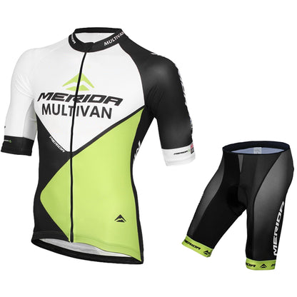 Men's Breathable Short Sleeve Cycling Jersey (Bib) Shorts Merida-882