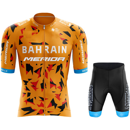 Men's Breathable Short Sleeve Cycling Jersey (Bib) Shorts Merida-886