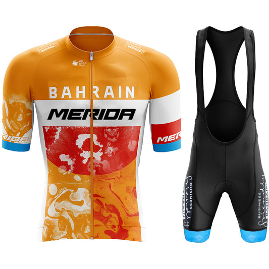 Men's Breathable Short Sleeve Cycling Jersey (Bib) Shorts Merida-888