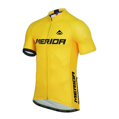 Men's Breathable Short Sleeve Cycling Jersey (Bib) Shorts Merida-893