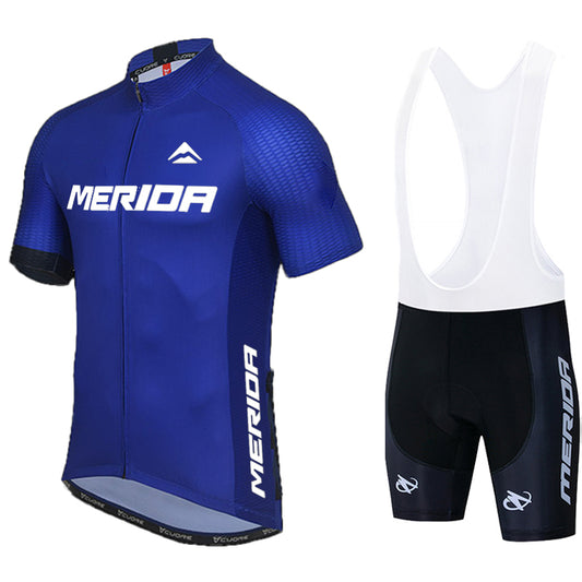 Men's Breathable Short Sleeve Cycling Jersey (Bib) Shorts Merida-897