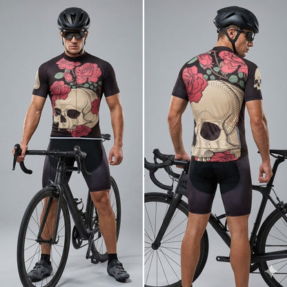 Men's Short Sleeve Cycling Jersey (Bib) Shorts DKGEMN-003