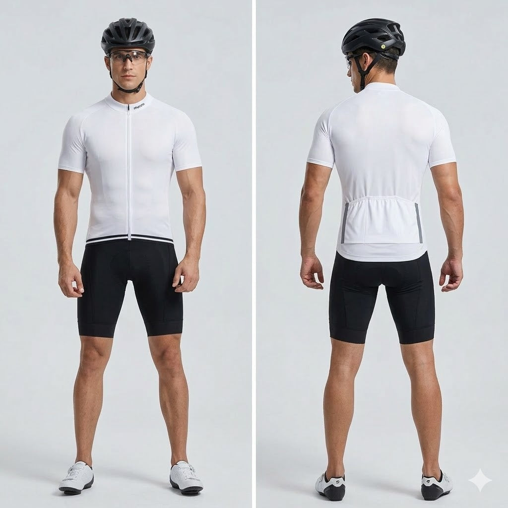Men's Short Sleeve Cycling Jersey (Bib) Shorts DKGEMN-006