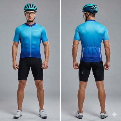 Men's Short Sleeve Cycling Jersey (Bib) Shorts DKGEMN-010