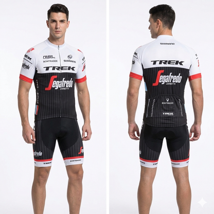Men's Short Sleeve Cycling Jersey (Bib) Shorts Trek-003