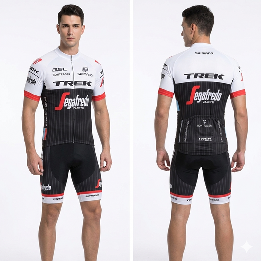 Men's Short Sleeve Cycling Jersey (Bib) Shorts Trek-003