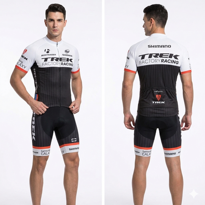 Men's Short Sleeve Cycling Jersey (Bib) Shorts Trek-002
