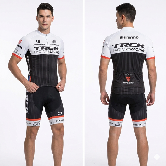 Men's Short Sleeve Cycling Jersey (Bib) Shorts Trek-002