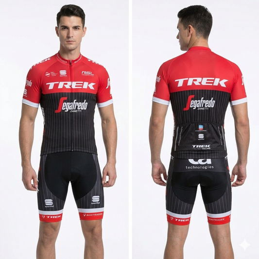 Men's Short Sleeve Cycling Jersey (Bib) Shorts Trek-005