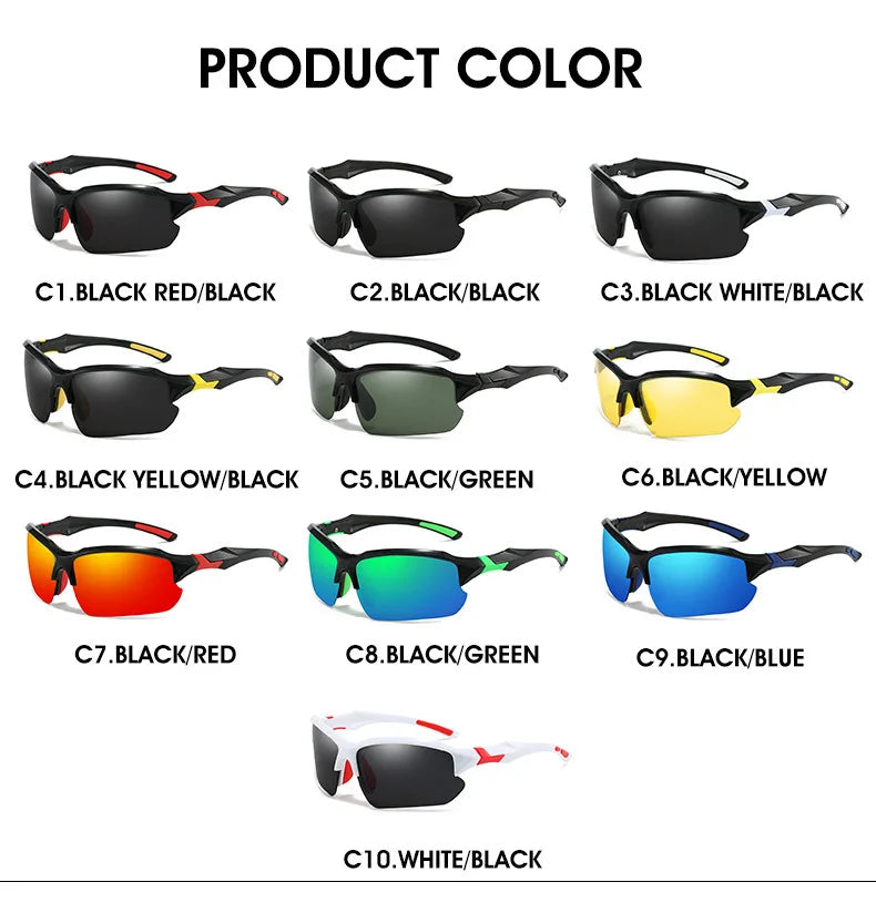Luxury Brand Men's Polarized Sunglasses Outdoor Driving Goggles Male Fashion Sport Fishing Sun Glasses For Men Women