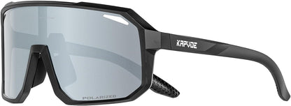 KAPVOE Polarized Cycling Glasses Sports Sunglasses, UV400 Protection Running Fishing Driving Baseball Glasses for Men Women