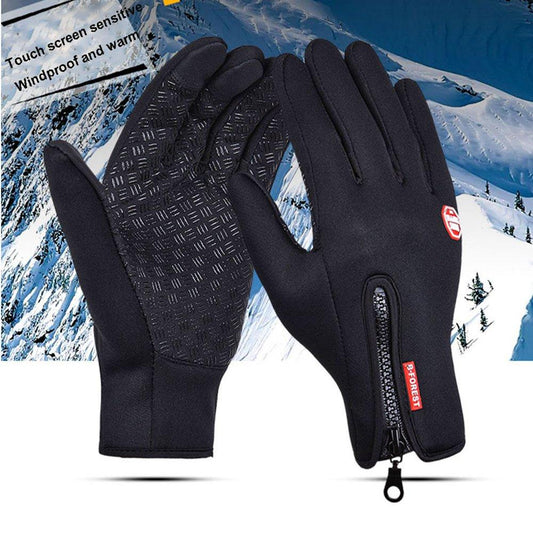 Women Men Windproof Gloves Waterproof Snowboard Ski Gloves Motorcycle Cycling Riding Winter Warm Non-Slip Touch Screen Glove