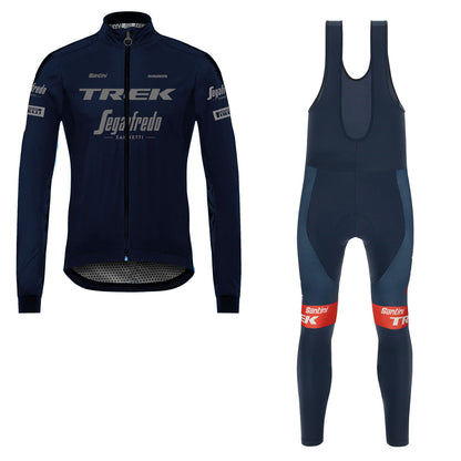 Trek 2022 Cycling  Long Sleeve Jersey Bib Pants MTB Riding Sets Trek-2022-004-DF