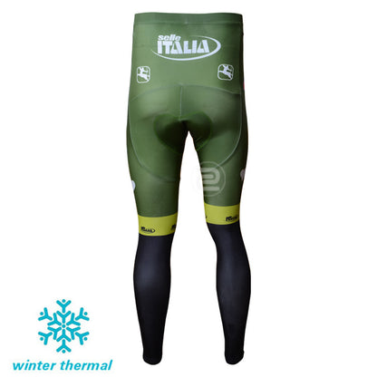 Winter Fleece Long Sleeve Cycling Jersey (Bib) Pants 044