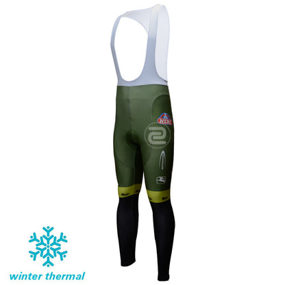 Winter Fleece Long Sleeve Cycling Jersey (Bib) Pants 044