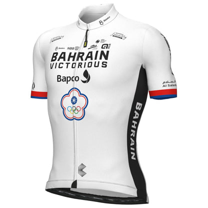 2022 Men's Breathable Short Sleeve Cycling Jersey (Bib) Shorts Bahrain Victorious-2022-003-AC