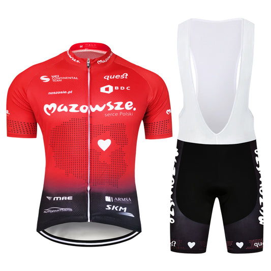 Men's Short Sleeve Cycling Jersey (Bib) Shorts 748