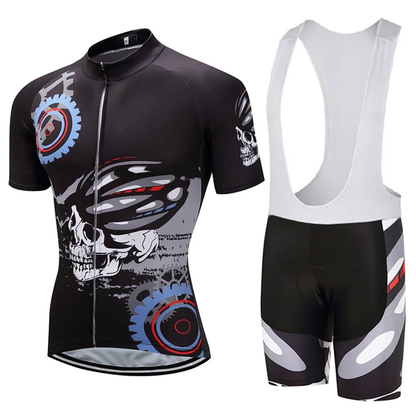 Men's Short Sleeve Cycling Jersey (Bib) Shorts DLZ-069