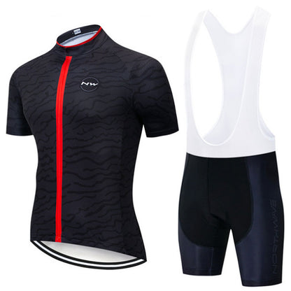 Men's Short Sleeve Cycling Jersey (Bib) Shorts HXTY-03