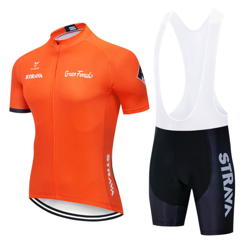 Men's Short Sleeve Cycling Jersey (Bib) Shorts HXTY-08