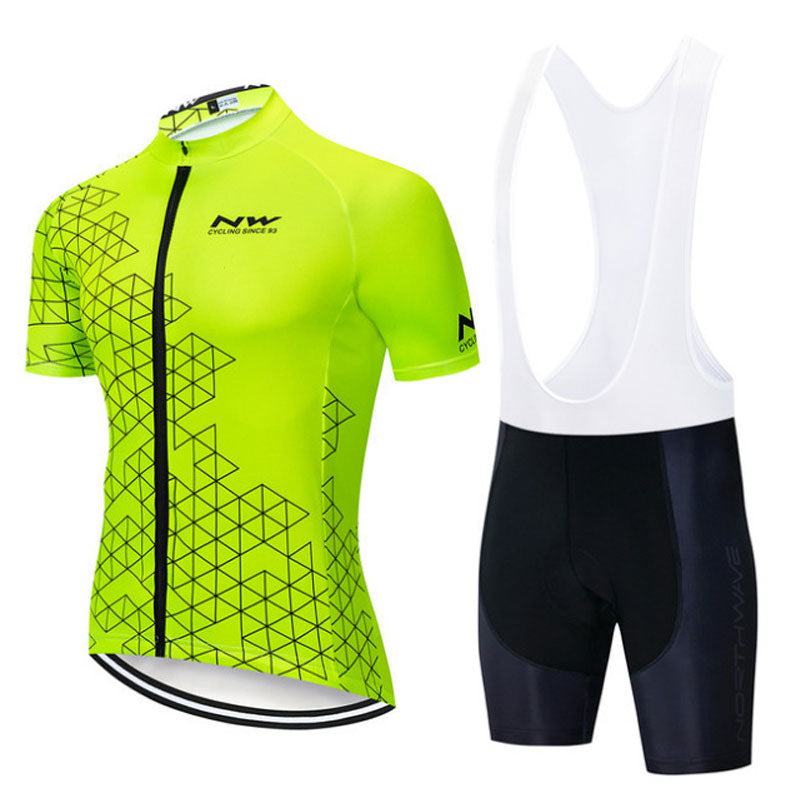 Men's Short Sleeve Cycling Jersey (Bib) Shorts HXTY-01