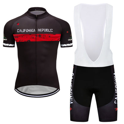 Men's Short Sleeve Cycling Jersey (Bib) Shorts 708