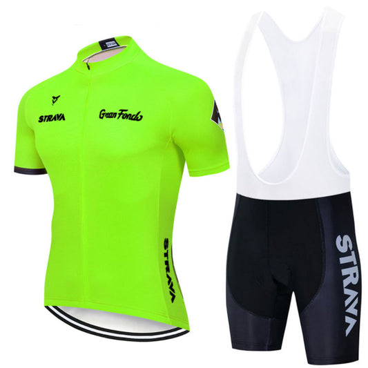 Men's Short Sleeve Cycling Jersey (Bib) Shorts HXTY-13