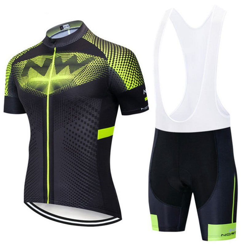 Men's Short Sleeve Cycling Jersey (Bib) Shorts HXTY-02