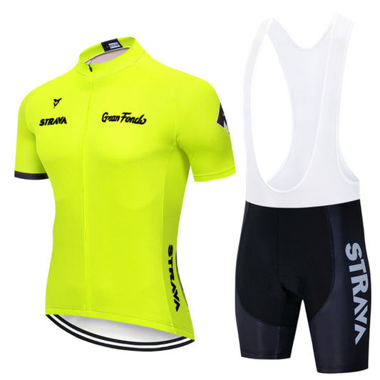 Men's Short Sleeve Cycling Jersey (Bib) Shorts HXTY-12