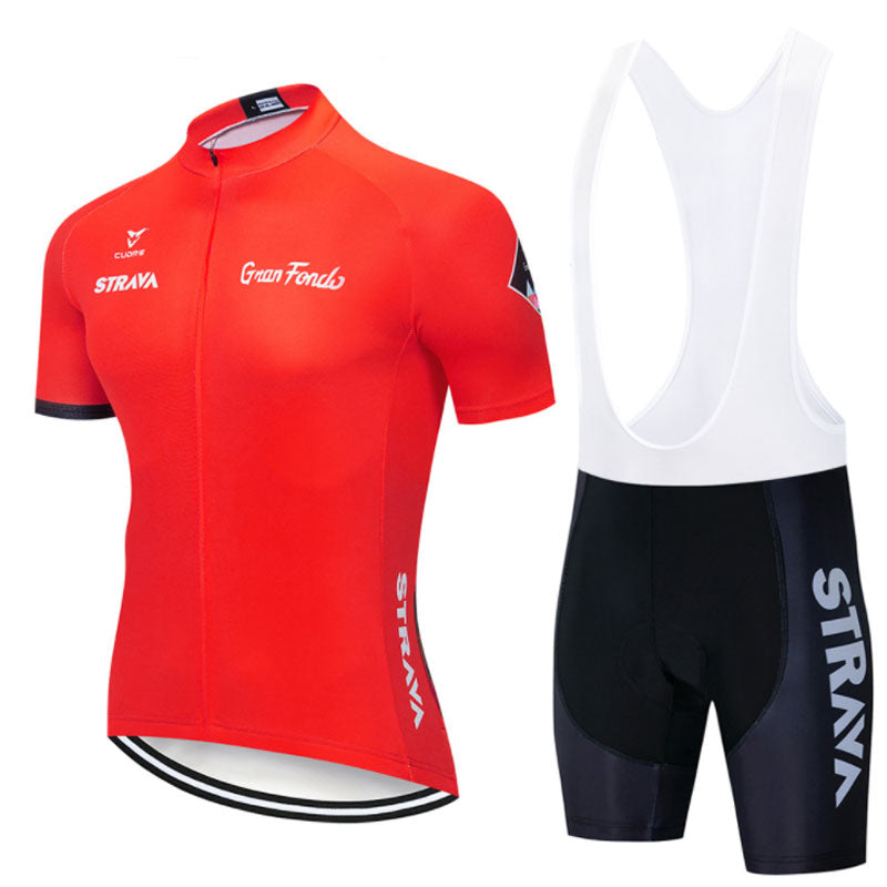 Men's Short Sleeve Cycling Jersey (Bib) Shorts HXTY-11