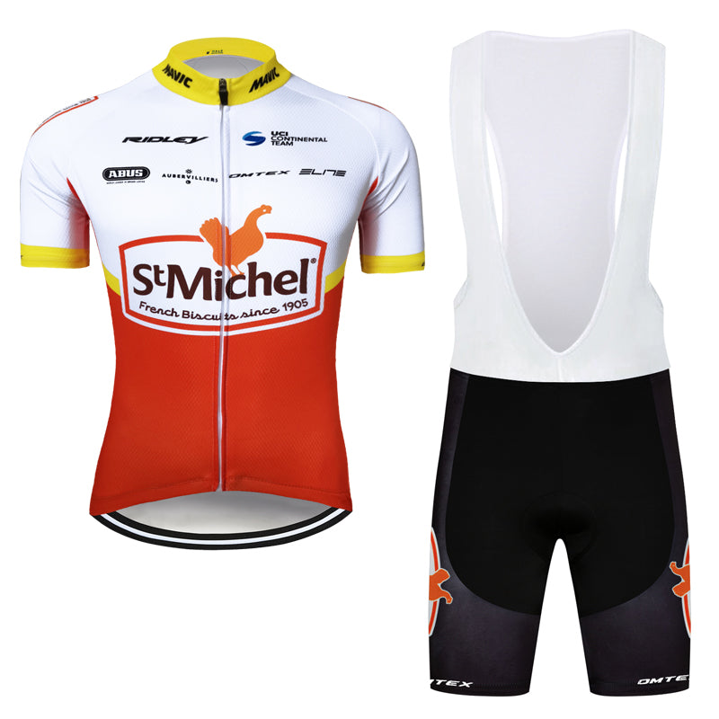 Men's Short Sleeve Cycling Jersey (Bib) Shorts 717