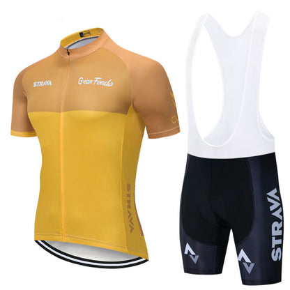 Men's Short Sleeve Cycling Jersey (Bib) Shorts HXTY-09