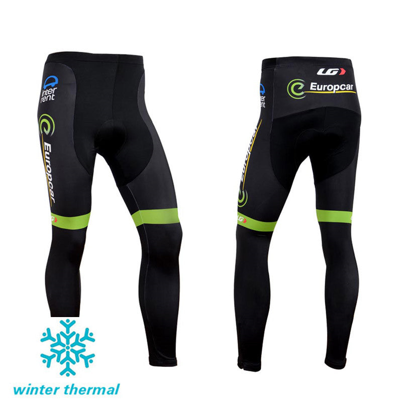 Winter Fleece Long Sleeve Cycling Jersey (Bib) Pants 085