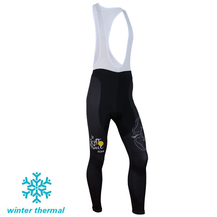 Winter Fleece Long Sleeve Cycling Jersey (Bib) Pants 054
