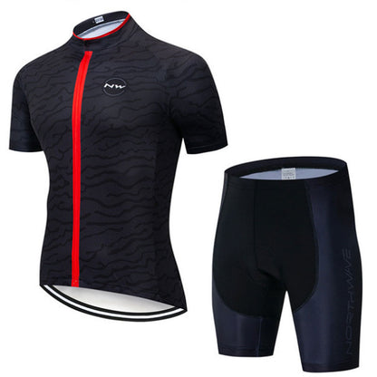 Men's Short Sleeve Cycling Jersey (Bib) Shorts HXTY-04