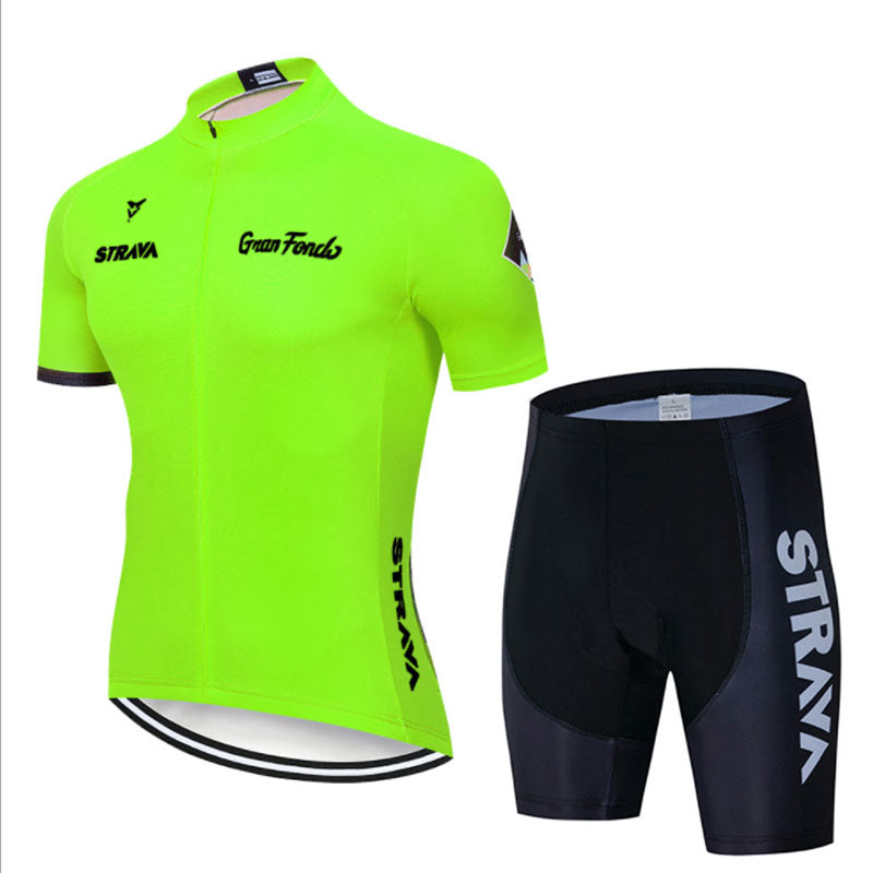 Men's Short Sleeve Cycling Jersey (Bib) Shorts HXTY-13