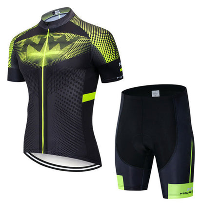 Men's Short Sleeve Cycling Jersey (Bib) Shorts HXTY-02