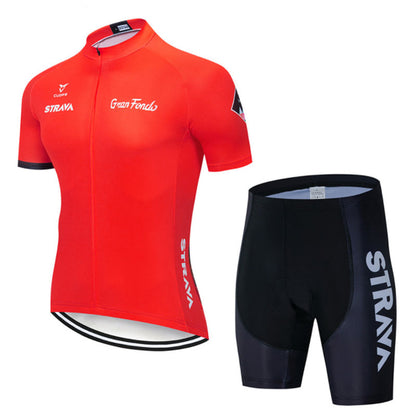 Men's Short Sleeve Cycling Jersey (Bib) Shorts HXTY-11