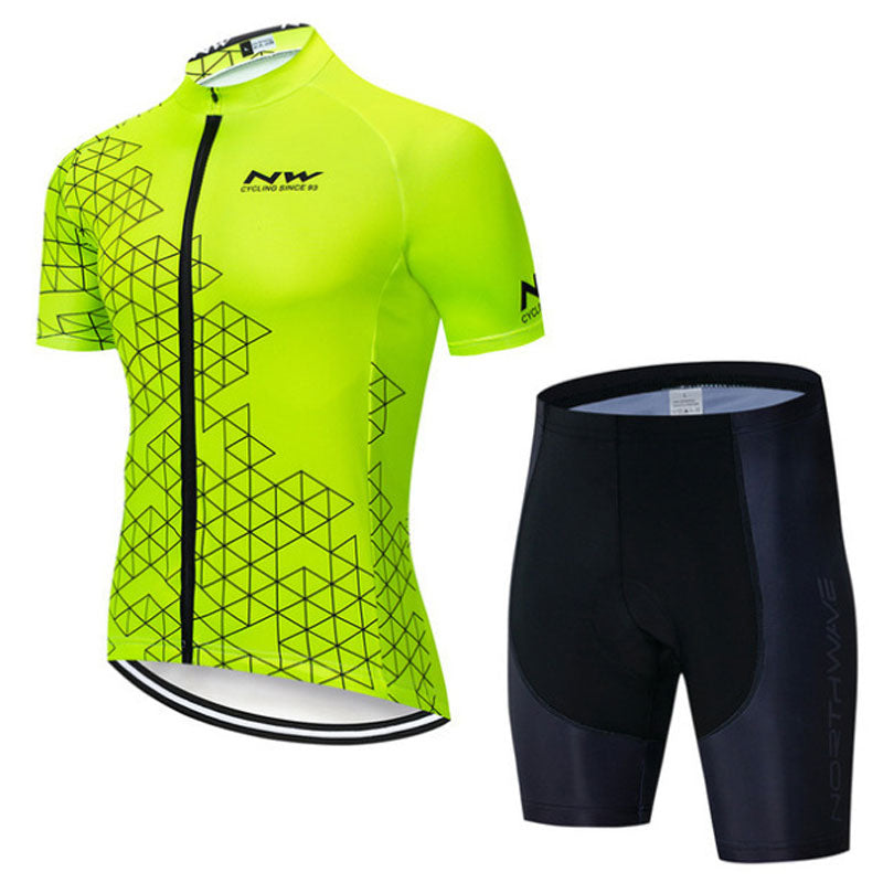 Men's Short Sleeve Cycling Jersey (Bib) Shorts HXTY-01