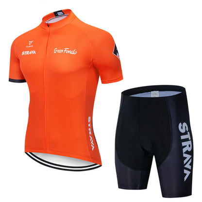 Men's Short Sleeve Cycling Jersey (Bib) Shorts HXTY-08