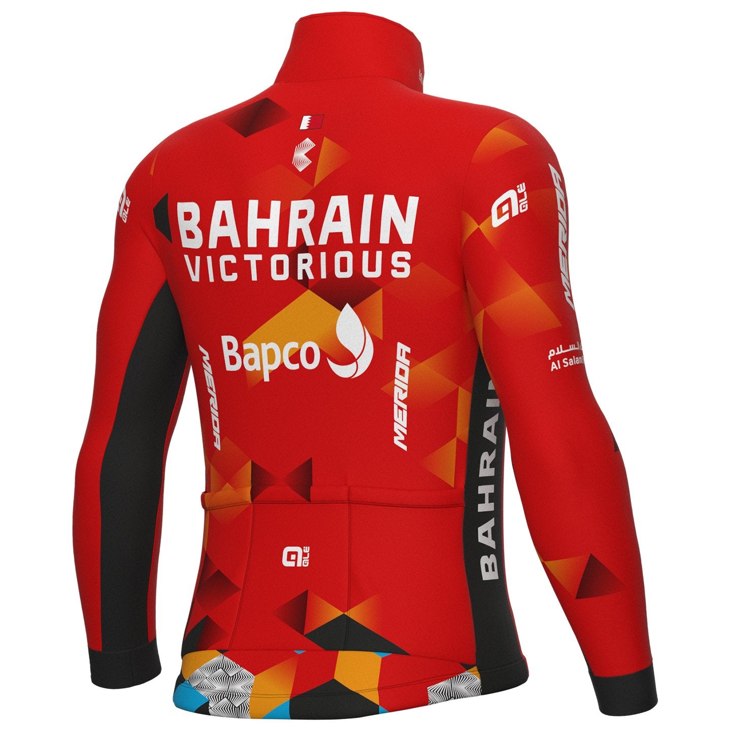 2022 Cycling  Long Sleeve Jersey Bib Pants MTB Riding Sets Bahrain Victorious-2022-001-DF