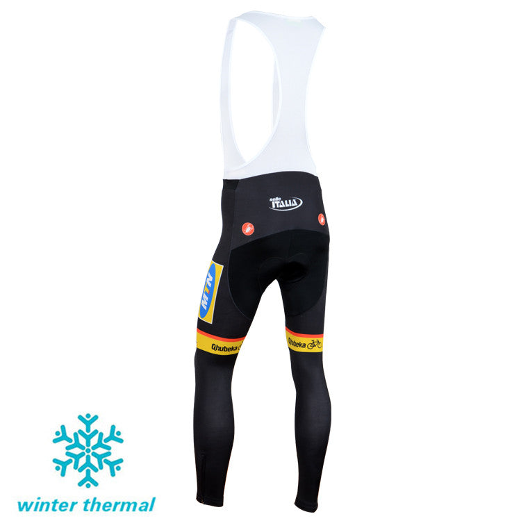 Winter Fleece Long Sleeve Cycling Jersey (Bib) Pants 064