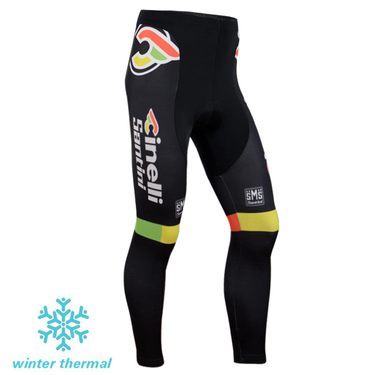 Winter Fleece Long Sleeve Cycling Jersey (Bib) Pants 096