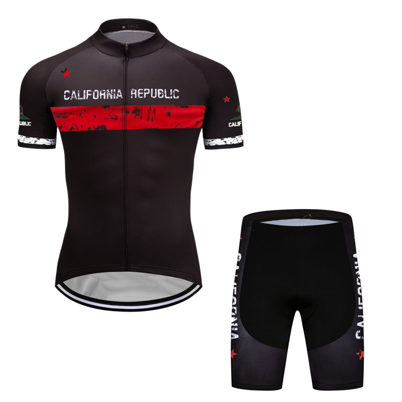 Men's Short Sleeve Cycling Jersey (Bib) Shorts 708